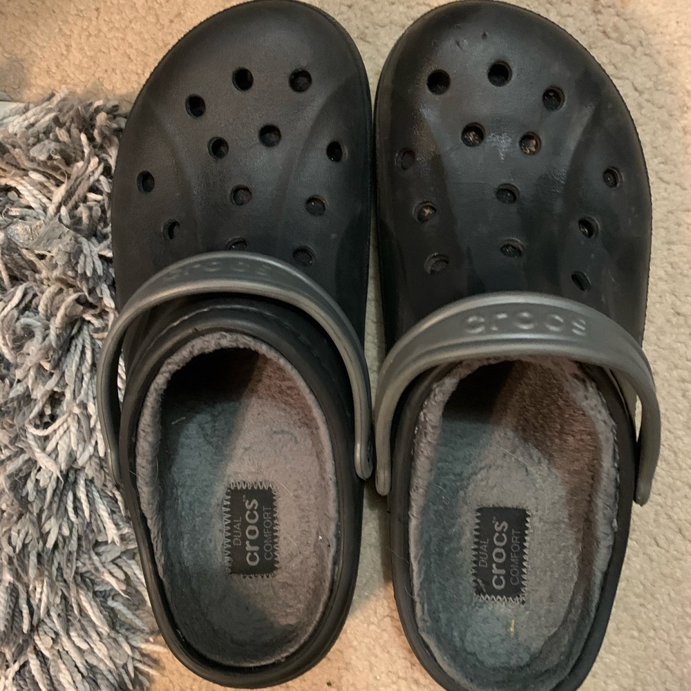 Fuzzy Crocs